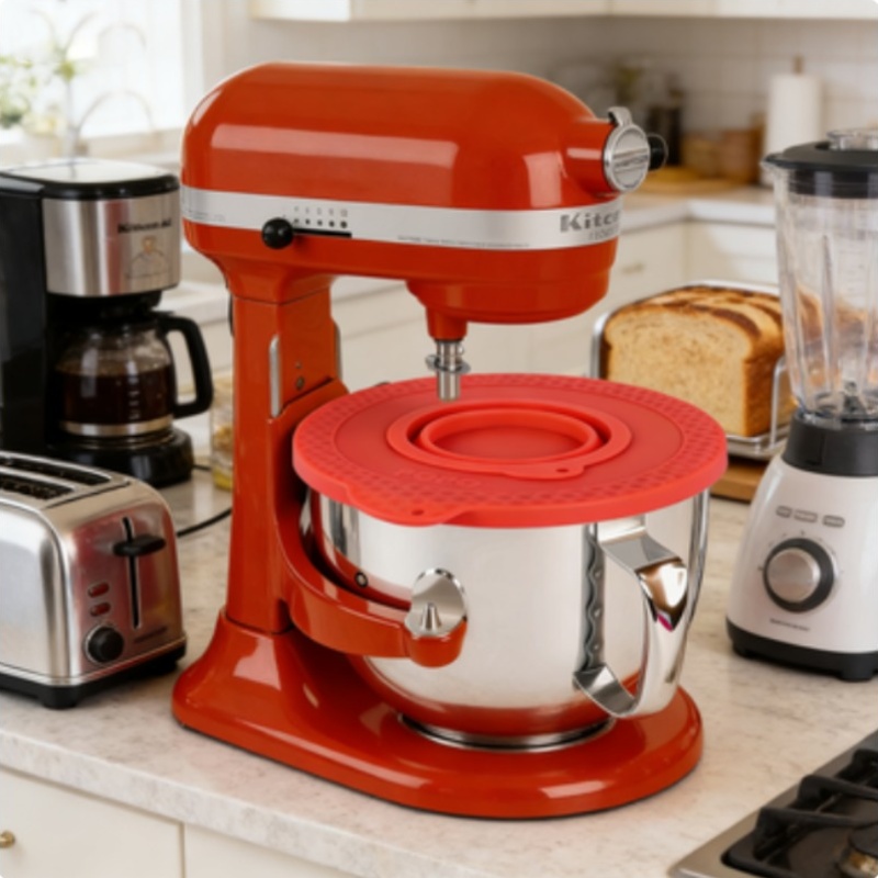 Commercial Kitchen Units - Silicone Mixer Bowl Cover Compatible with