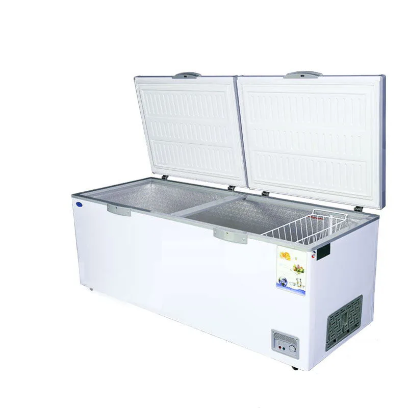 Commercial Chest Freezer - -Top-freezer Refrigerators Ice Cabinet Commercial Horizontal