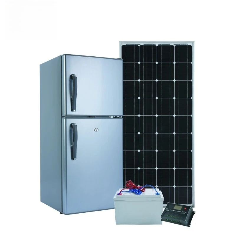 Commercial Chest Freezer - Double door top frozen solar refrigerator