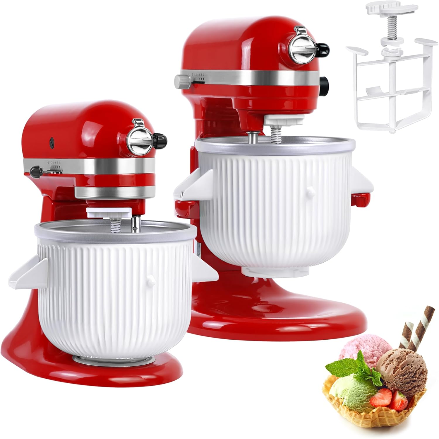 Commercial Kitchen Units - Ice Cream Maker Attachment for KitchenAid