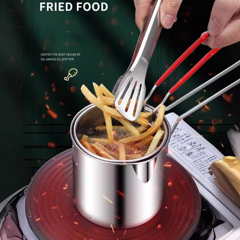 304 Stainless Steel Deep Fryer - Commercial Kitchen Cooking ulasan dan harga