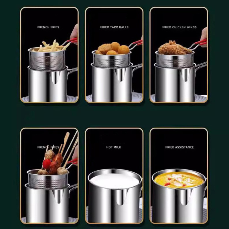 304 Stainless Steel Deep Fryer - Commercial Kitchen Cooking ulasan dan harga