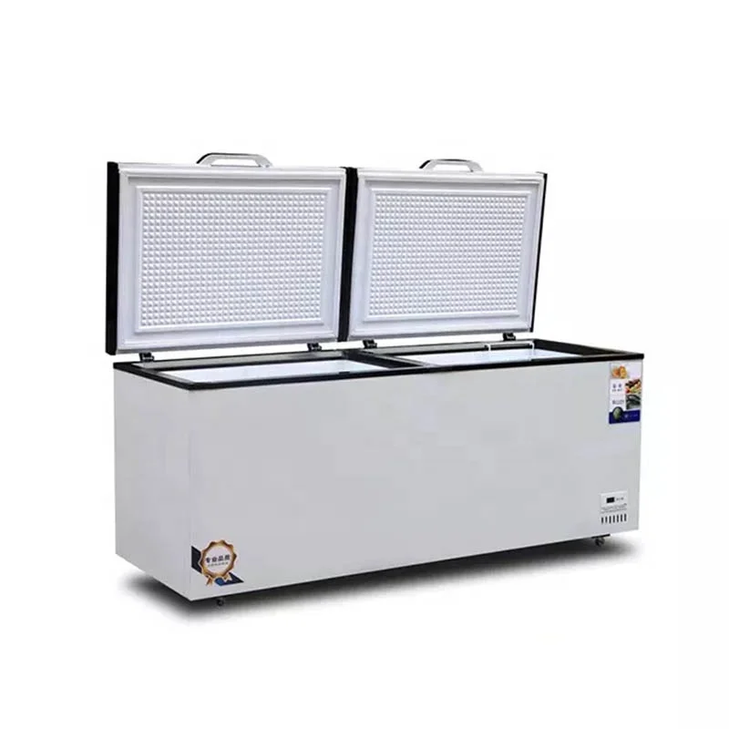Factory Direct Horizontal Doub - Commercial Chest Freezer ulasan dan harga