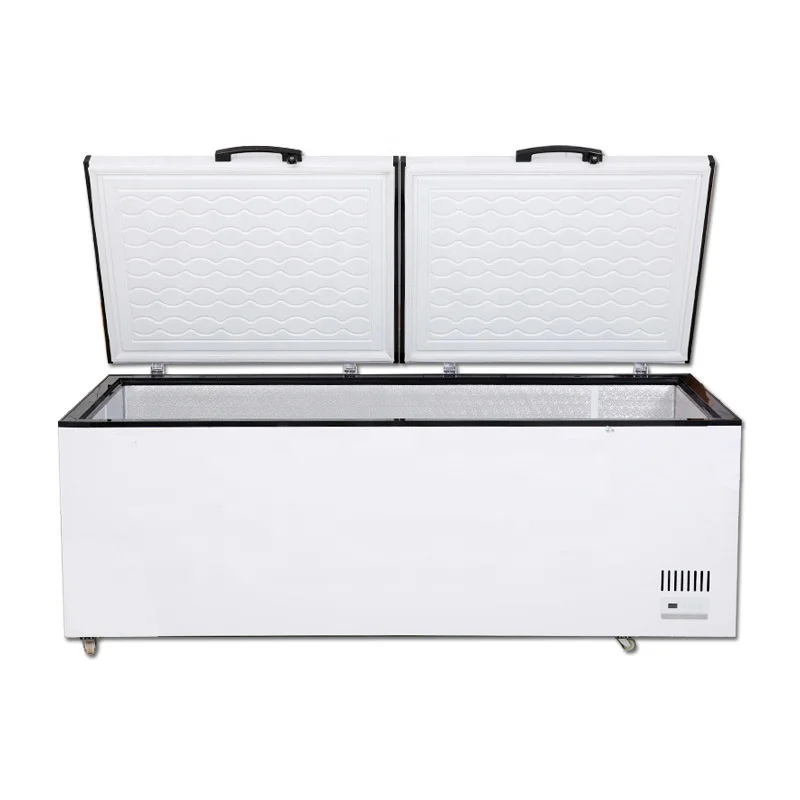 Factory Direct Horizontal Doub - Commercial Chest Freezer ulasan dan harga