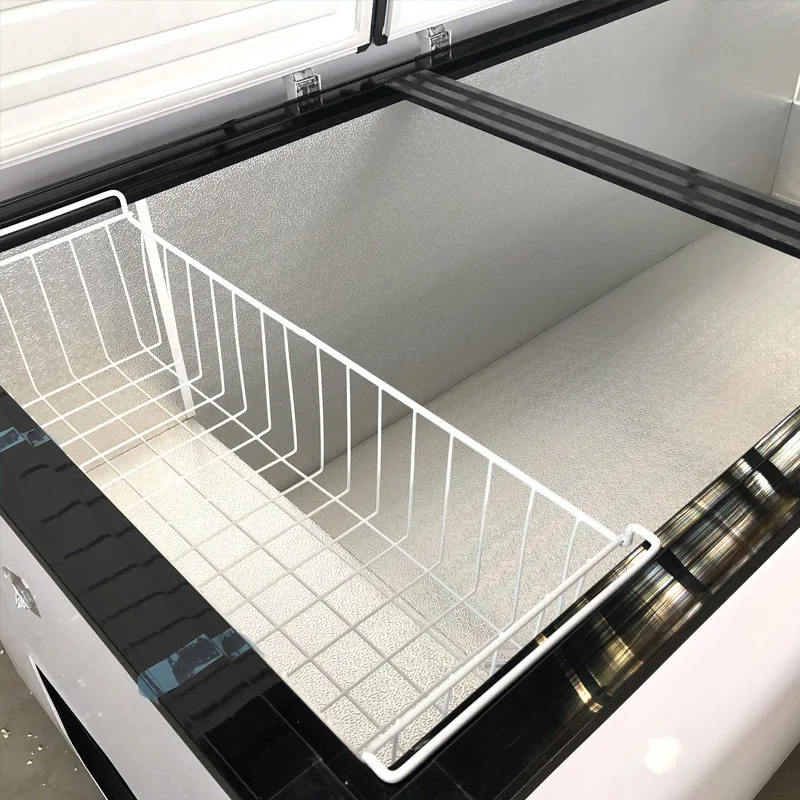 Factory Direct Horizontal Doub - Commercial Chest Freezer ulasan dan harga