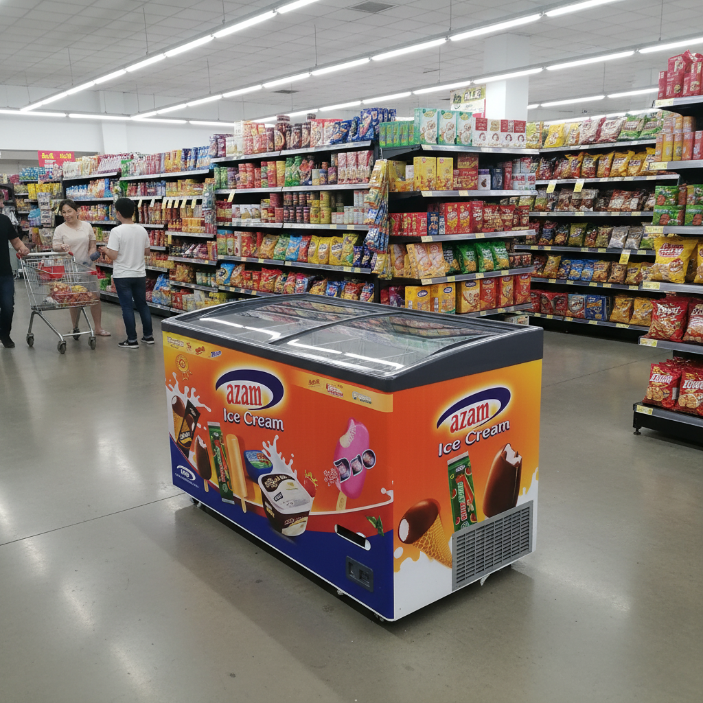 SD-351S Ice Cream Commercial C - Commercial Chest Freezer ulasan dan harga