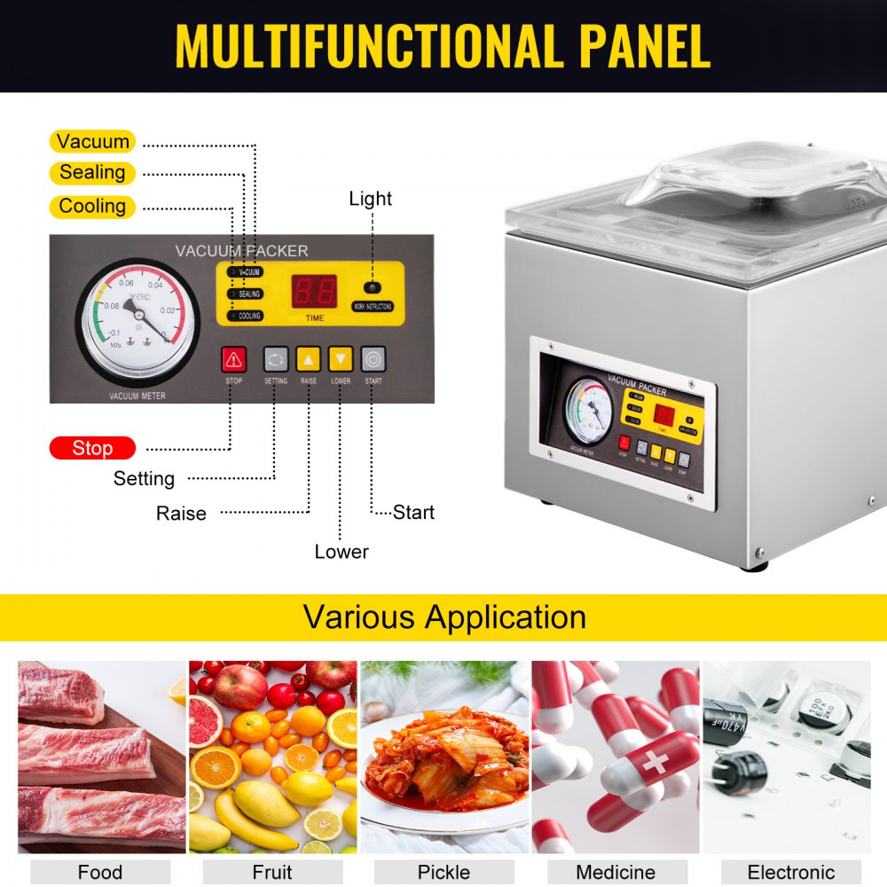 10V Chamber Vacuum Sealer DZ 2 - Vacuum Sealer ulasan dan harga