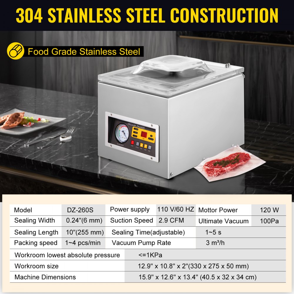 10V Chamber Vacuum Sealer DZ 2 - Vacuum Sealer ulasan dan harga