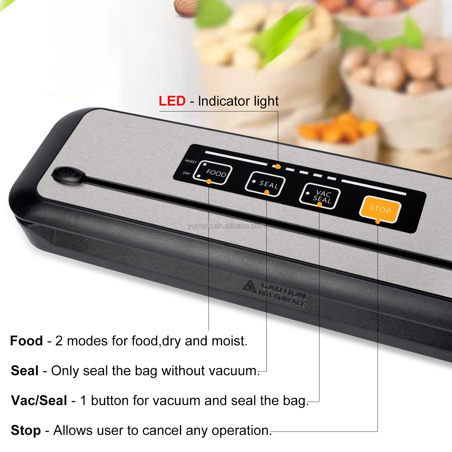Portable USB-Powered Food Vacu - Vacuum Sealer ulasan dan harga