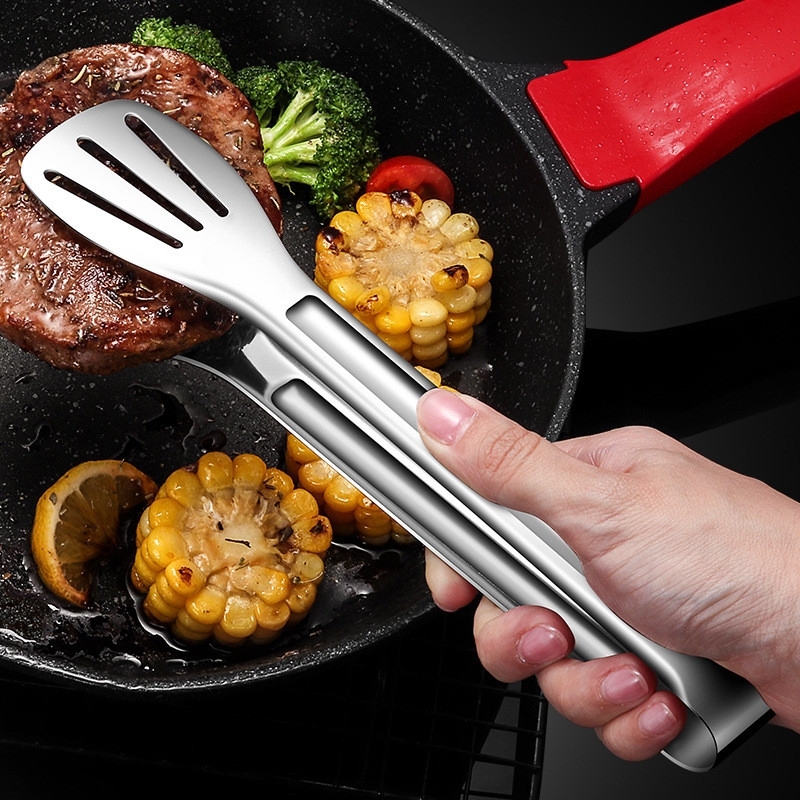Stainless-Steel Food-Tongs for - Commercial Kitchen Cooking ulasan dan harga
