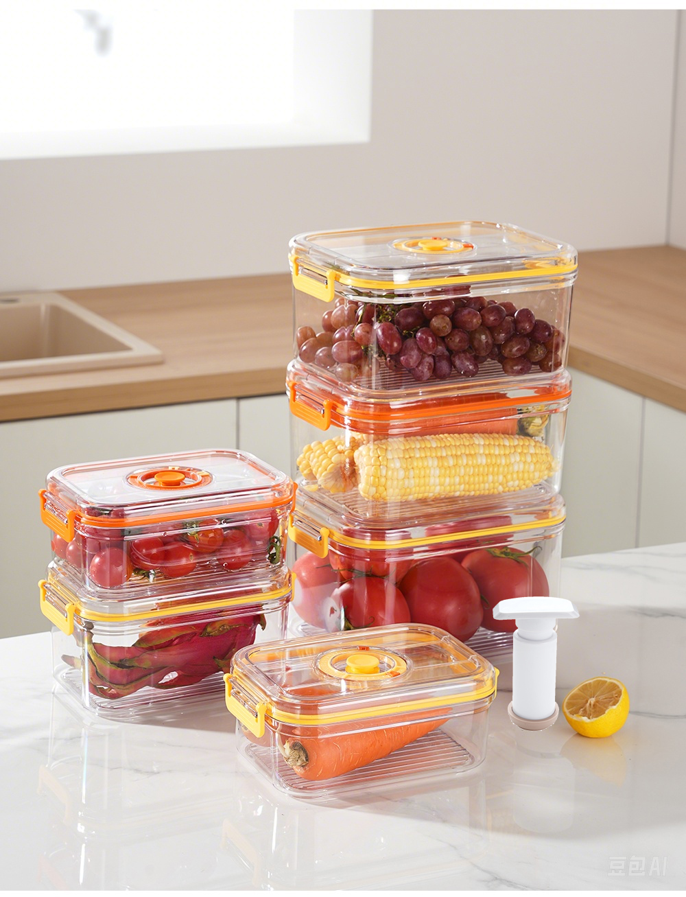 Vacuum Fresh-keeping Box Refri - Vacuum Sealer ulasan dan harga