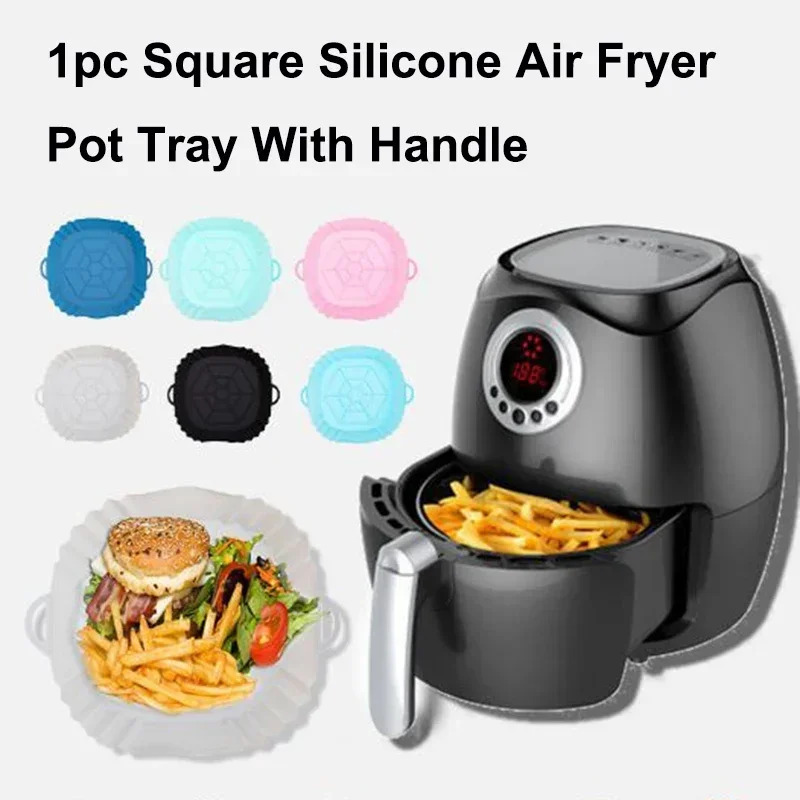 1PC Silicone Air Fryer Basket, - Commercial Kitchen Cooking ulasan dan harga