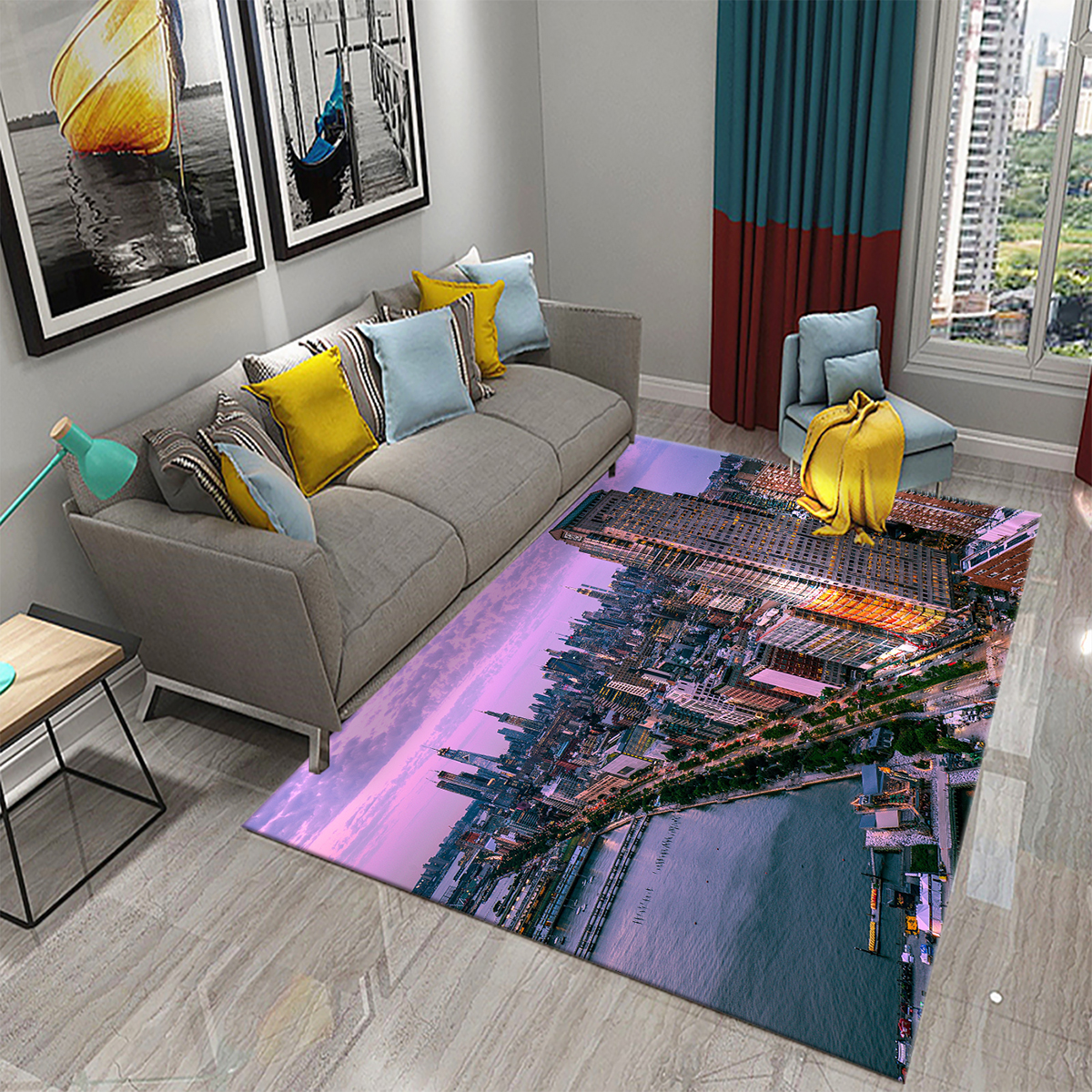 New York Street View Carpet fo - Commercial Kitchen York ulasan dan harga