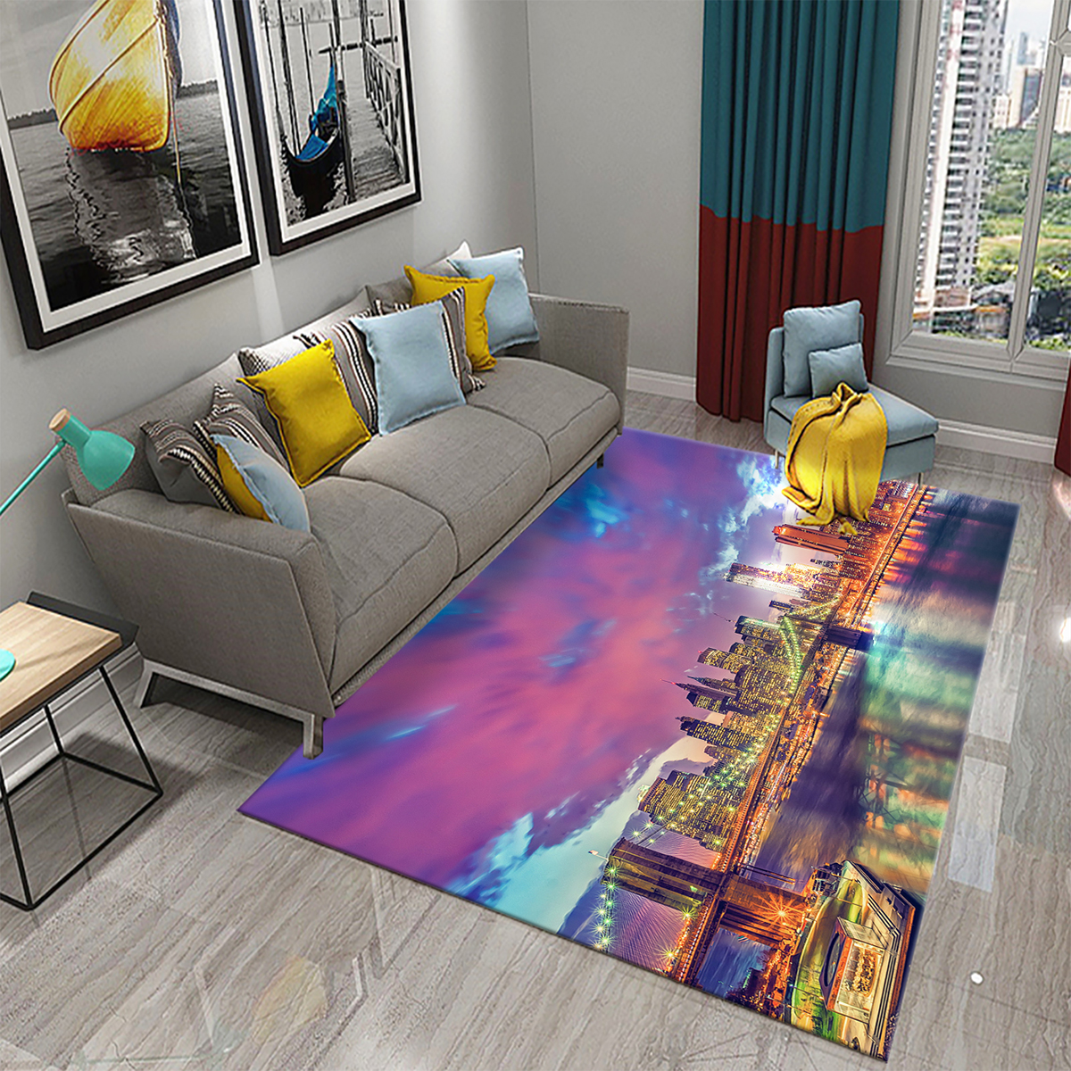 New York Street View Carpet fo - Commercial Kitchen York ulasan dan harga