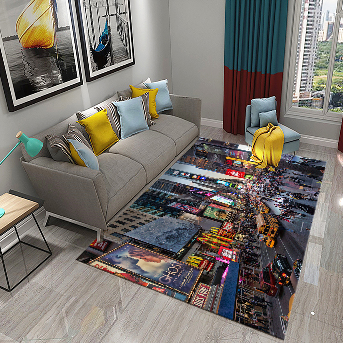New York Street View Carpet fo - Commercial Kitchen York ulasan dan harga