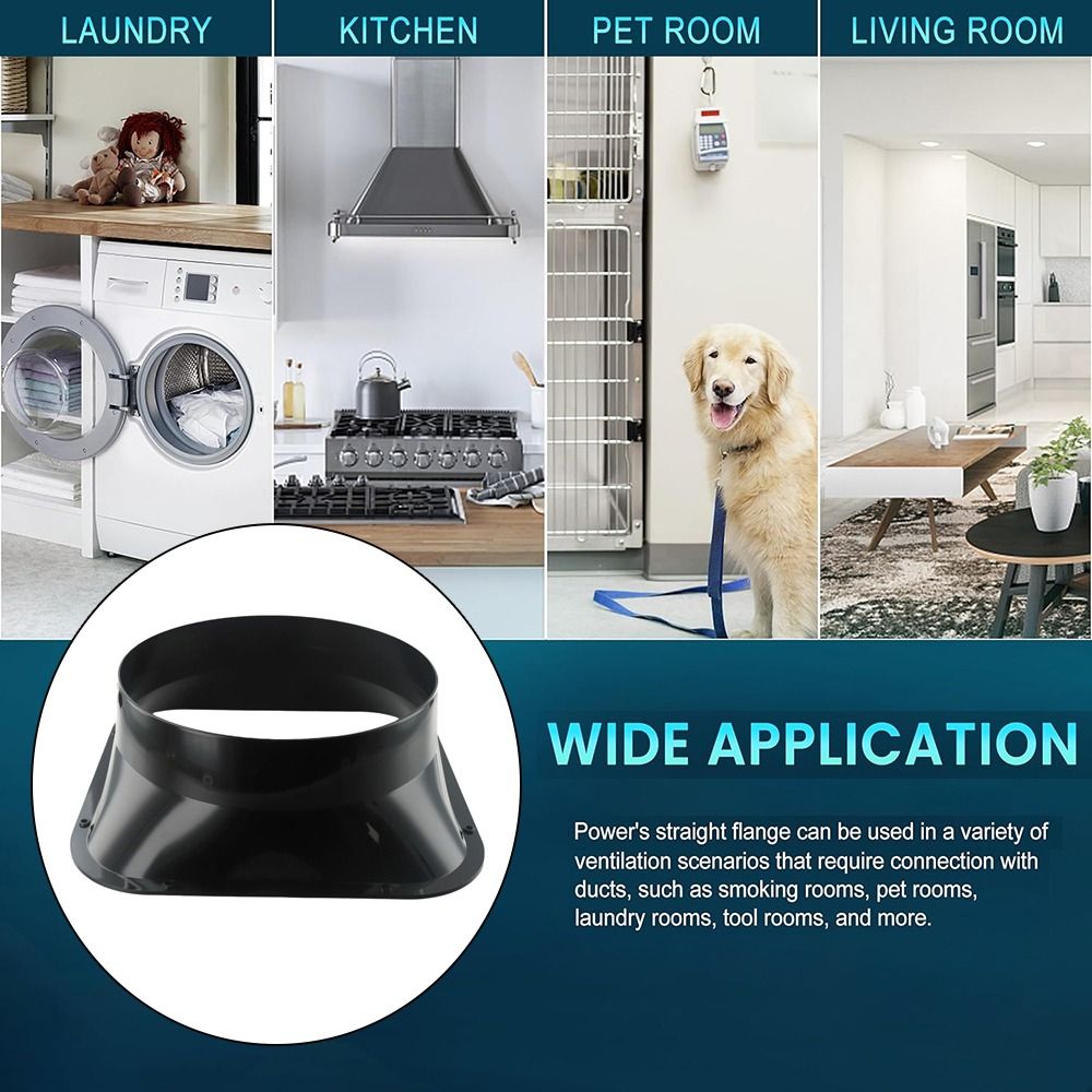 Fan Connection ABS Wall Flange - Commercial Kitchen Exhaust Fan ulasan dan harga