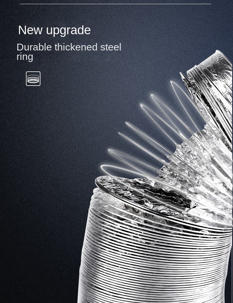 ∅125mm Aluminum Foil Ventilati - Commercial Kitchen Exhaust Fan ulasan dan harga