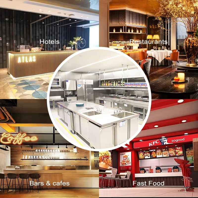 Fast food restaurant equipment - Commercial Kitchen Layout Design ulasan dan harga