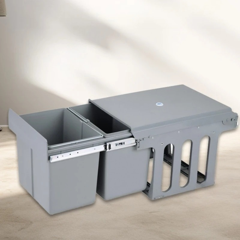 Telescoping Trash Can Modern B - Commercial Kitchen Garbage Disposal ulasan dan harga