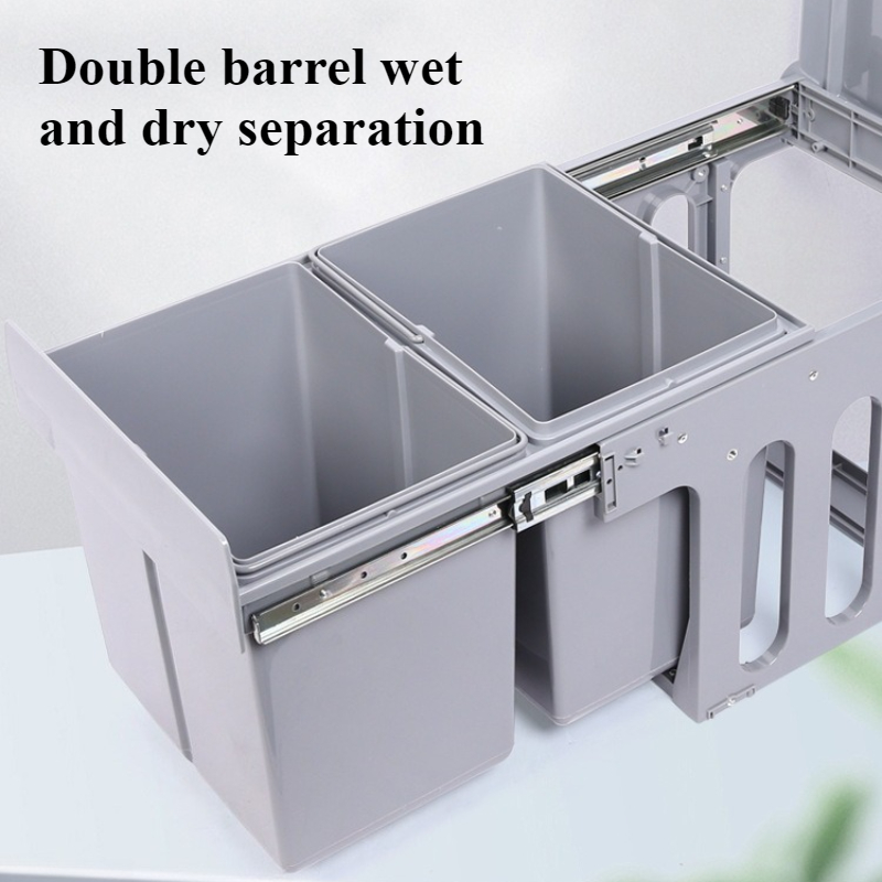 Telescoping Trash Can Modern B - Commercial Kitchen Garbage Disposal ulasan dan harga