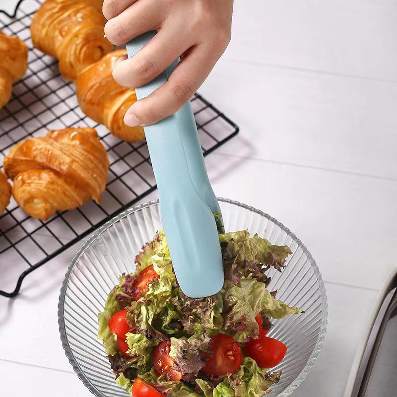 3pcs Plastics Food Tongs NonSl - Commercial Kitchen Cooking ulasan dan harga