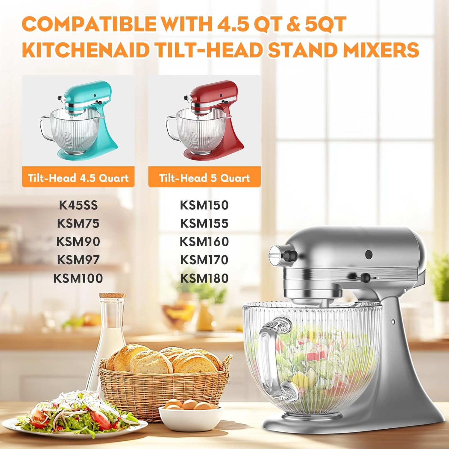 GVODE Glass Bowl for Kitchenai - Commercial Kitchen Units ulasan dan harga