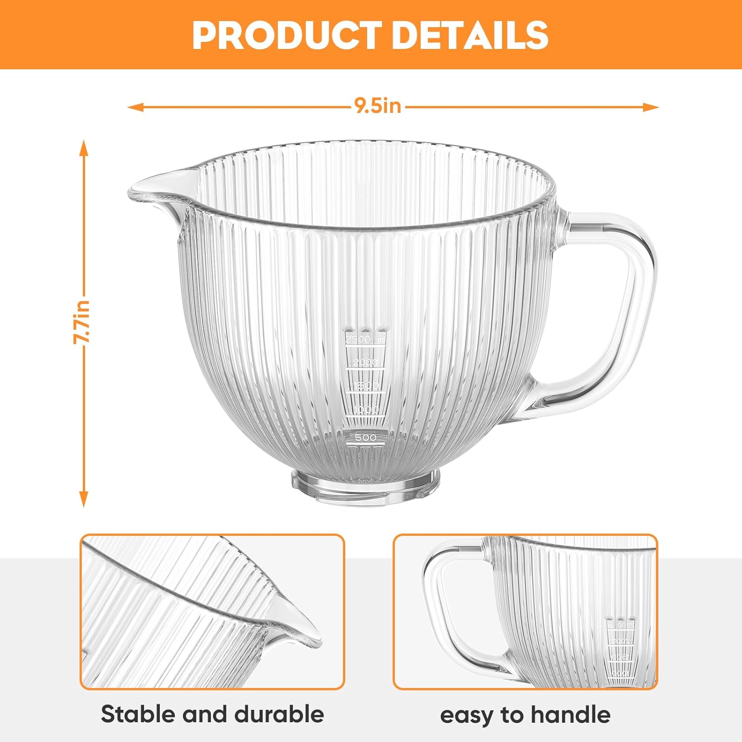 GVODE Glass Bowl for Kitchenai - Commercial Kitchen Units ulasan dan harga