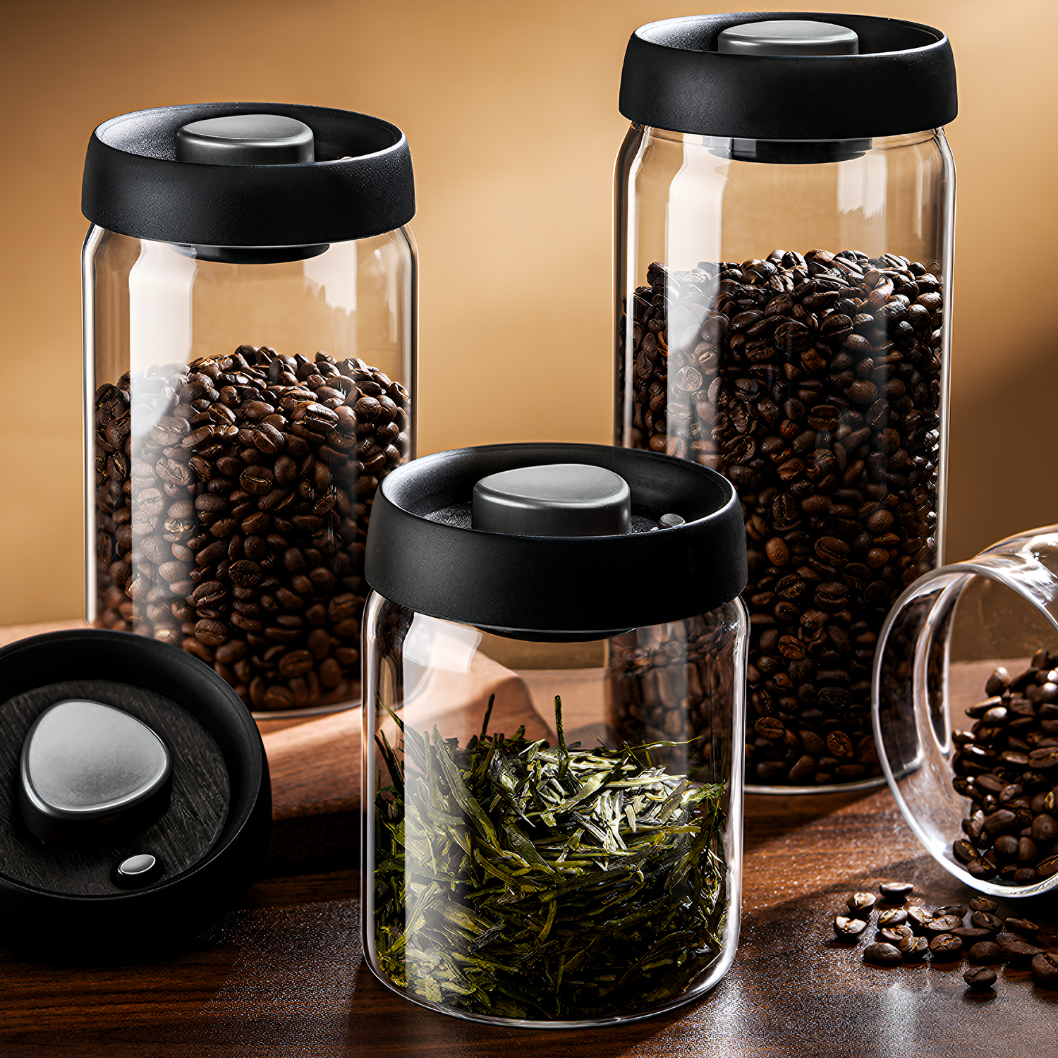 OANKR Vacuum Coffee Canister 5 - Vacuum Sealer ulasan dan harga