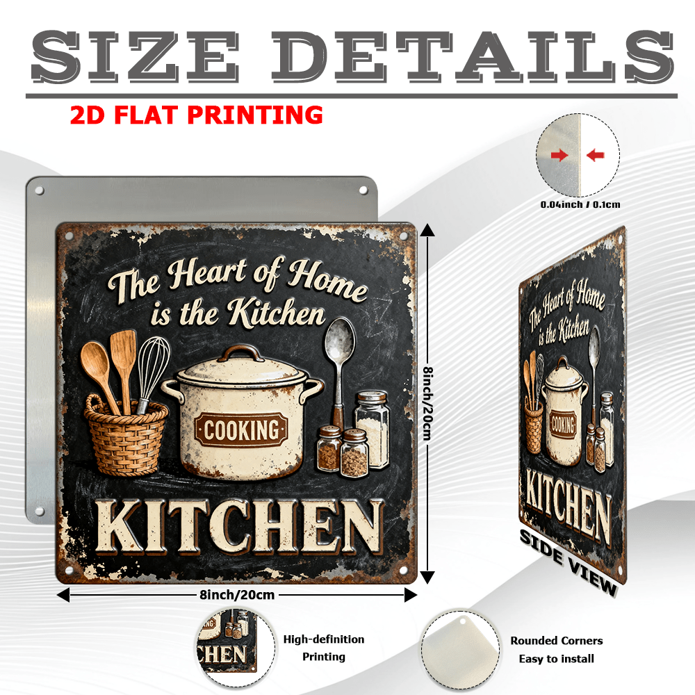 Vintage Metal Kitchen Wall Dec - Commercial Kitchen Cooking ulasan dan harga
