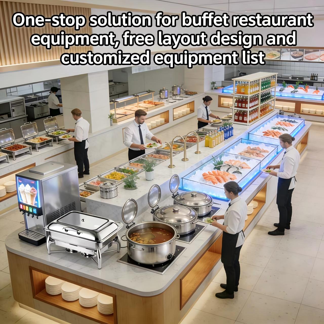 KFC Commercial Fast Food Equip - Commercial Kitchen Layout Design ulasan dan harga