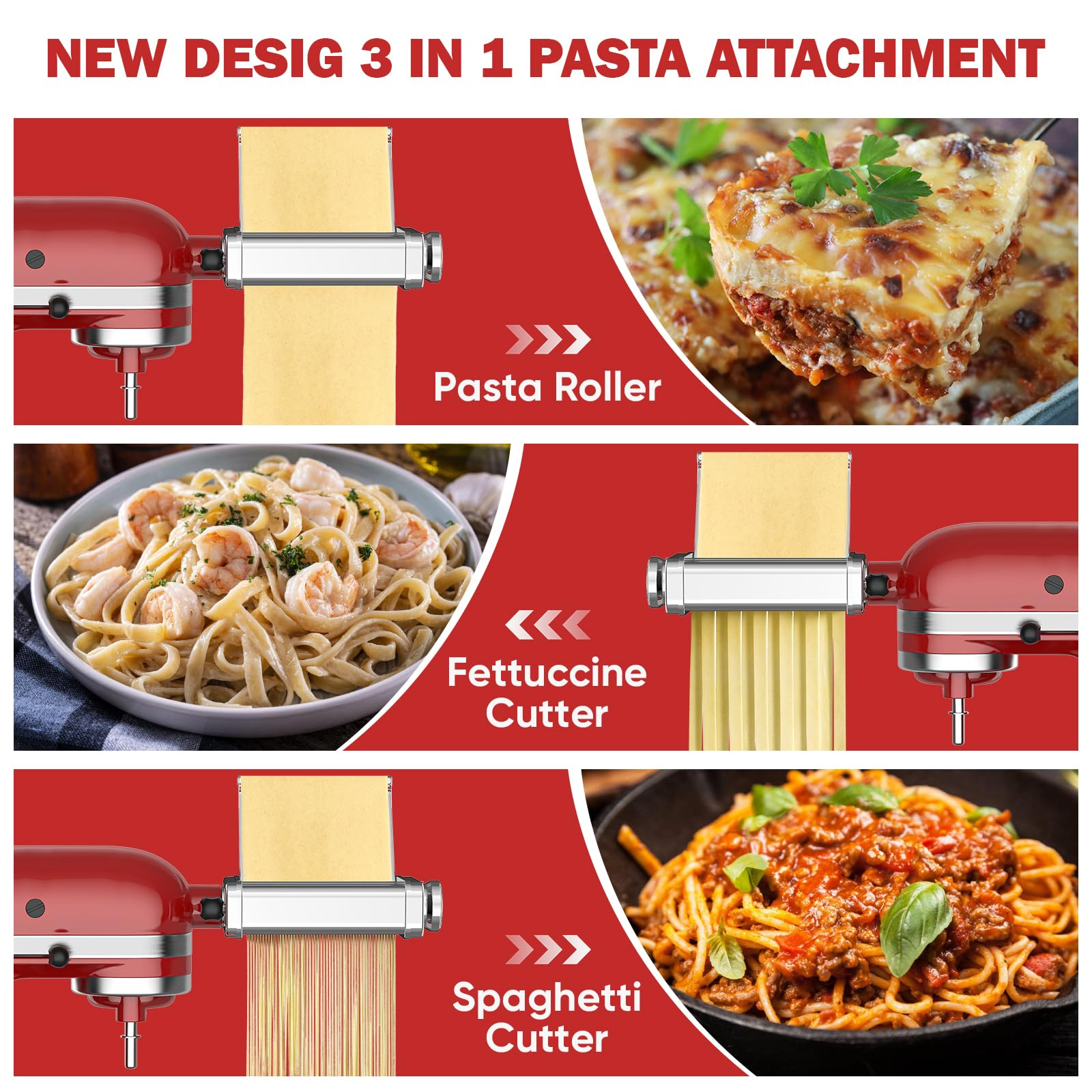 Gvode 3 in 1 Pasta Attachment  - Commercial Kitchen Units ulasan dan harga