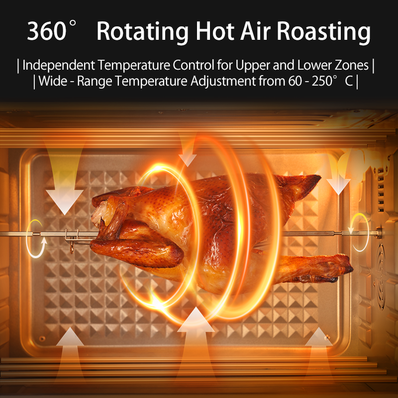 SUNATUR 2200w hot air circulat - Commercial Kitchen Oven ulasan dan harga