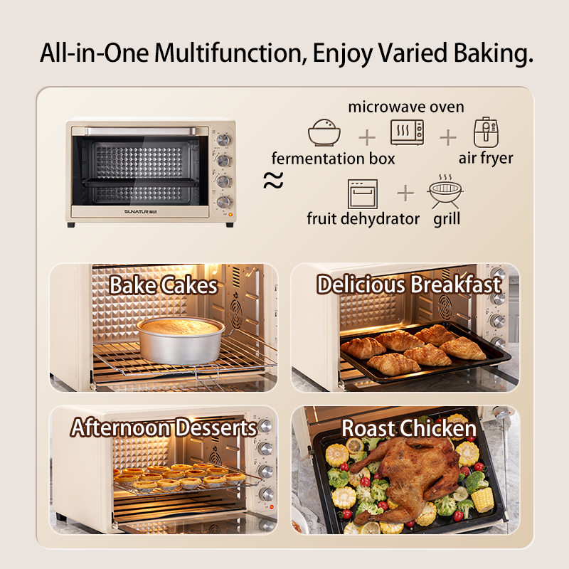 SUNATUR 2200w hot air circulat - Commercial Kitchen Oven ulasan dan harga