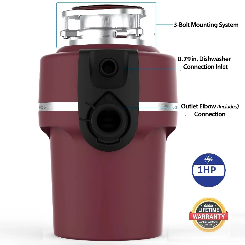 Electric Food Waste Disposer f - Commercial Kitchen Garbage Disposal ulasan dan harga