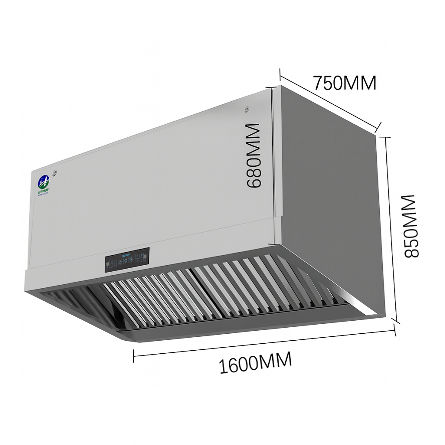 Stainless Steel Smart Range Ho - Commercial Kitchen Range Hood ulasan dan harga