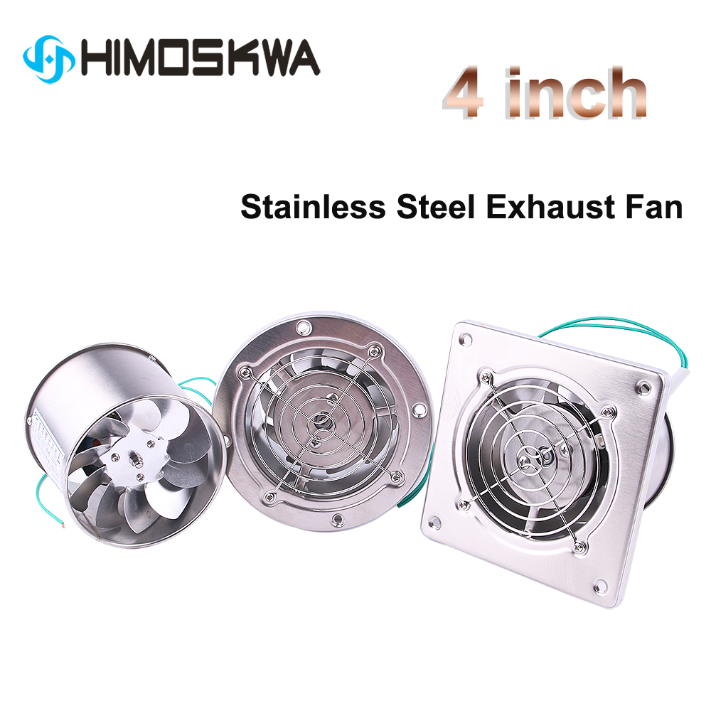 4 Inch Pipe Stainless Steel Ex - Commercial Kitchen Exhaust Fan ulasan dan harga