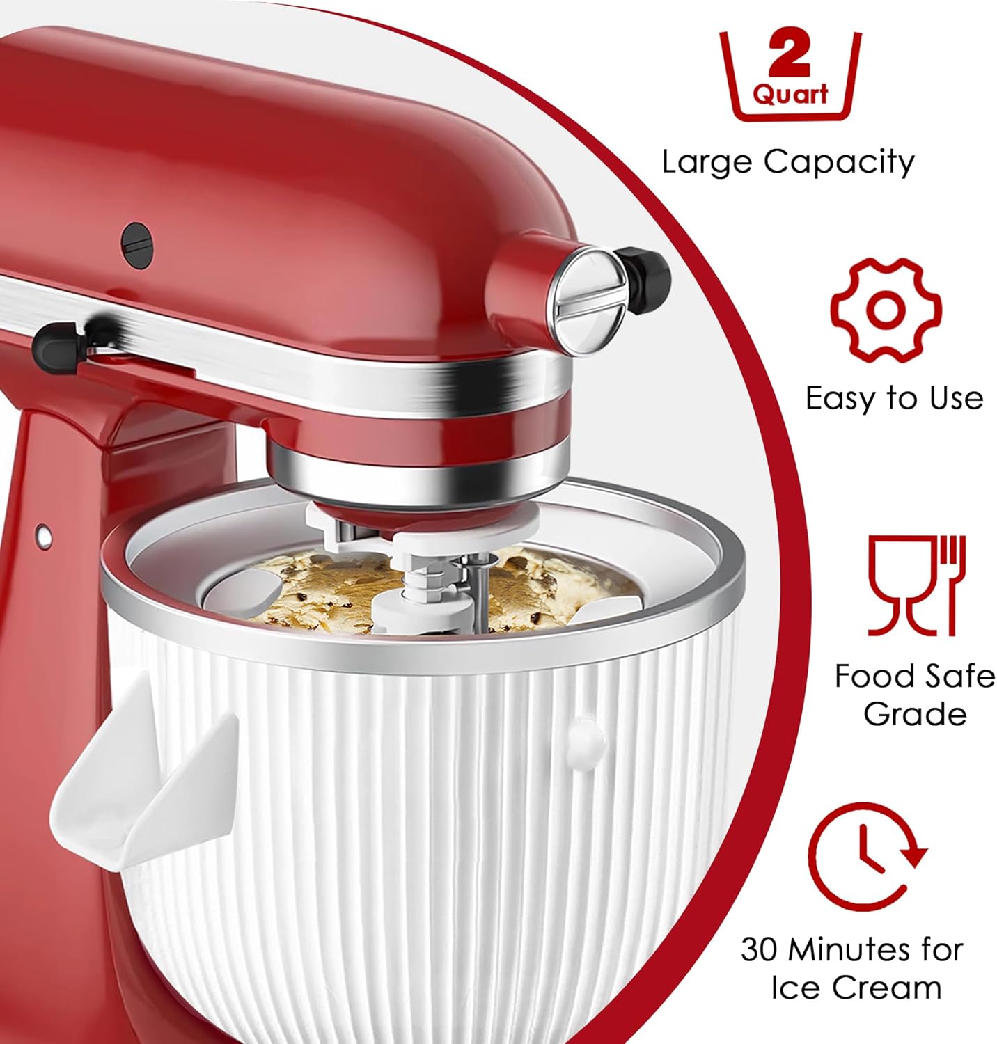 Ice Cream Maker Attachment for - Commercial Kitchen Units ulasan dan harga