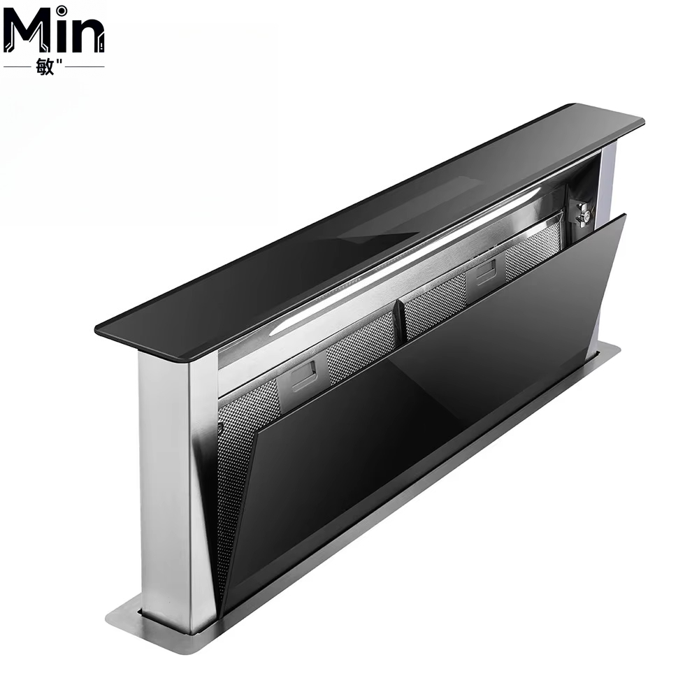 Built-In Downdraft Cooker Hood - Commercial Kitchen Range Hood ulasan dan harga